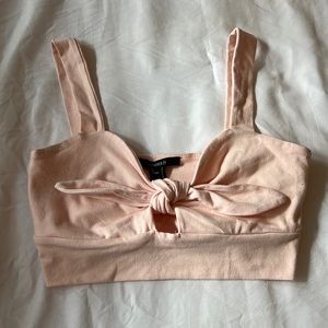 Pale Pink Crop Top